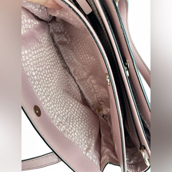 Kate Spade Mauve Satchel with Gold Accents - Picture 9 of 15
